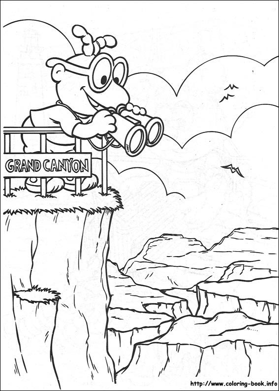 Muppet Babies coloring picture